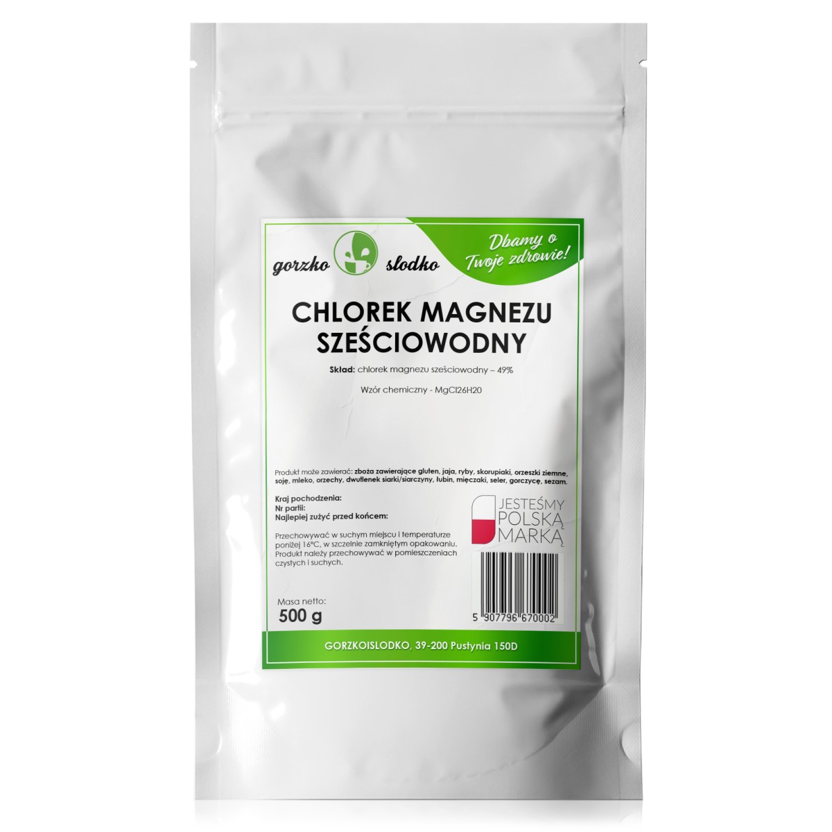 Chlorek magnezu płatki